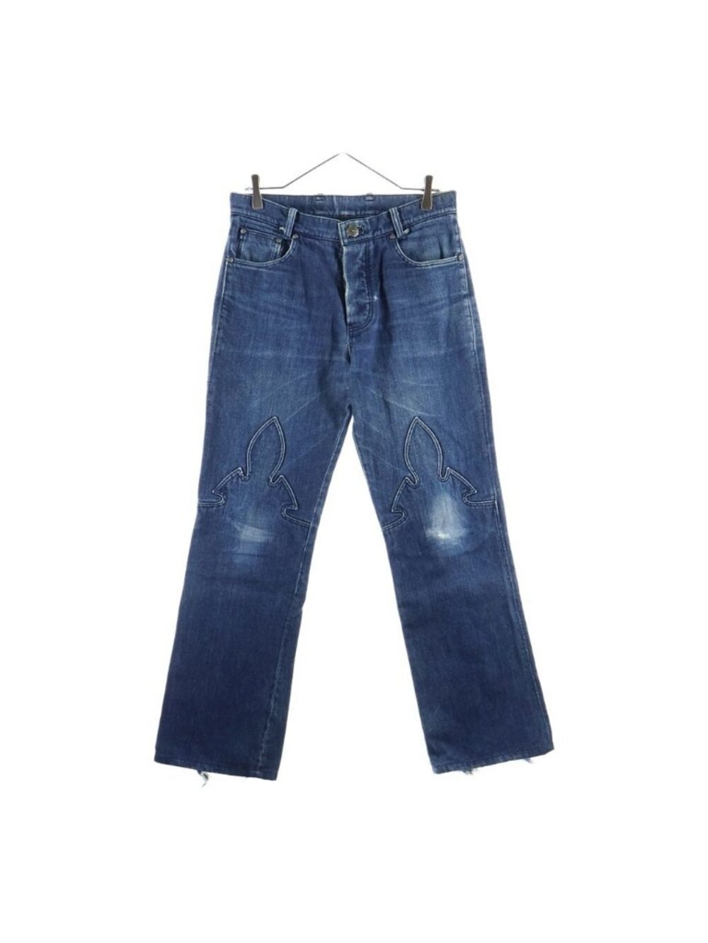 Chrome Hearts Vintage Fleurknee Dnm Pants Denim